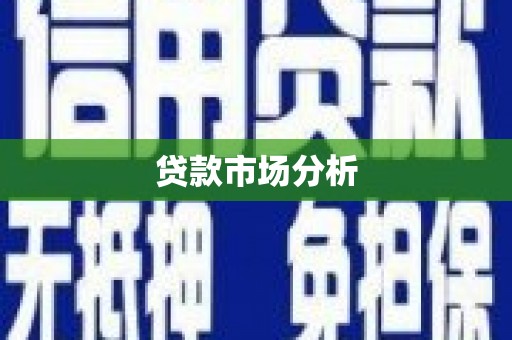 隆化贷款市场分析
