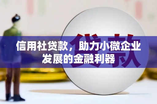 隆化信用社贷款，助力小微企业发展的金融利器